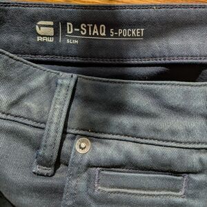 Men's G-Star RAW D-Staq 5-Pocket Slim Jeans - Indigo
